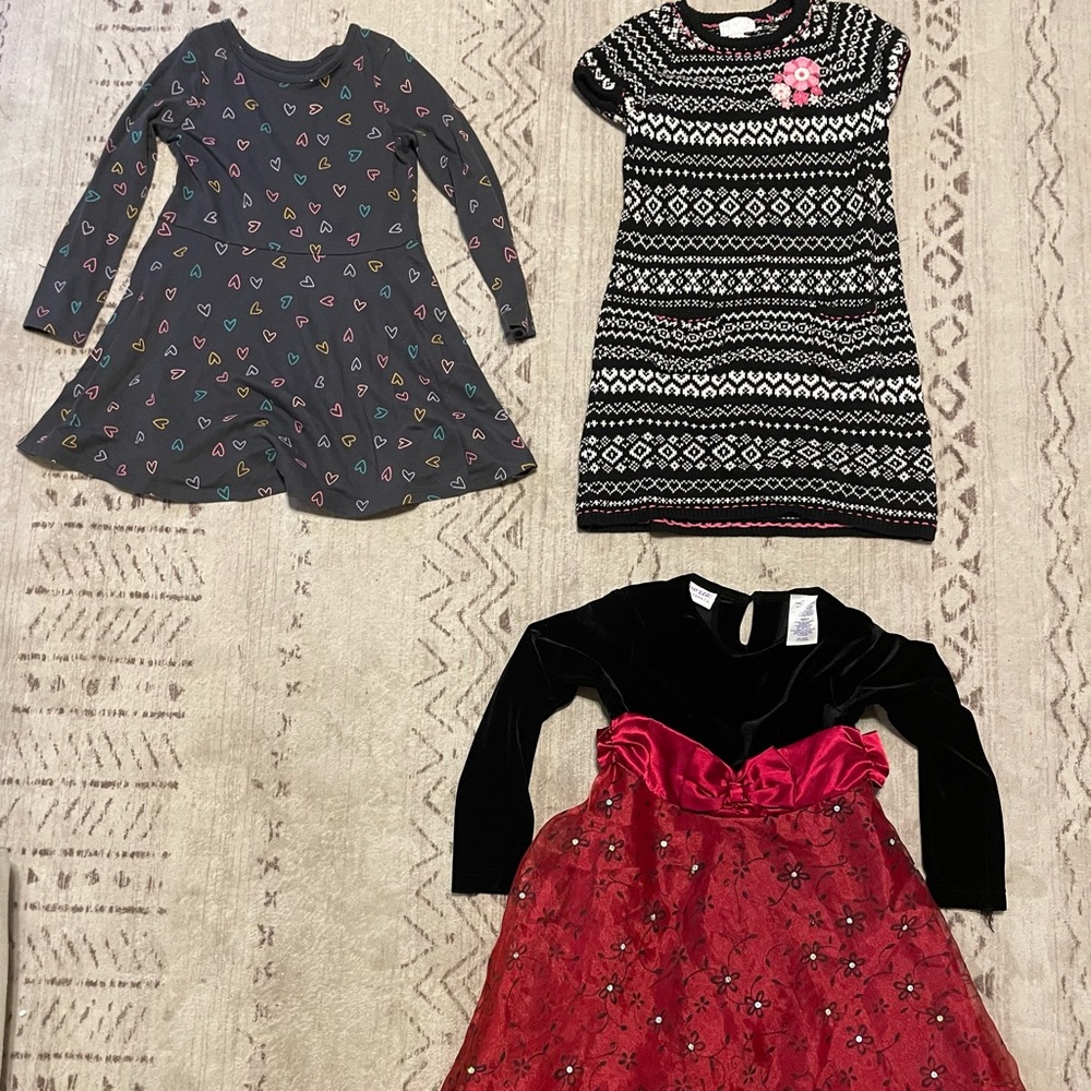 Lot of 5T Dresses! Fall and Winter